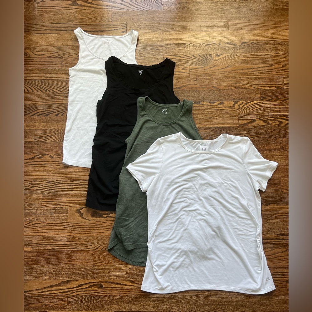 Lot of Size Medium Maternity Tops — Great Used Condition!